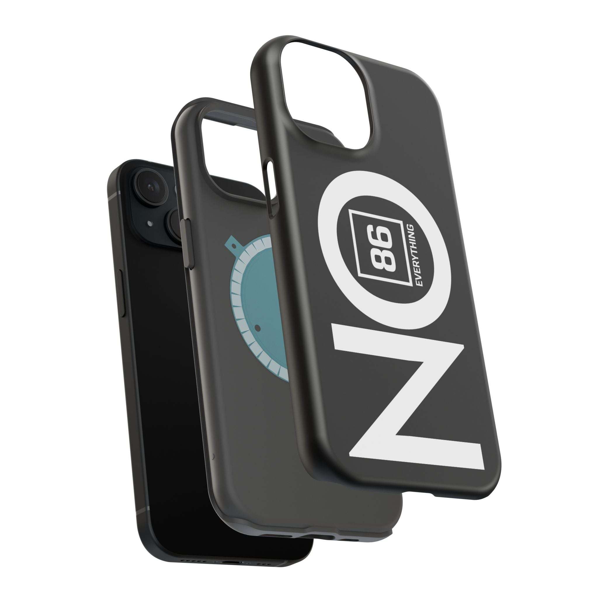 86 EVERYTHING | MANIFEST YOUR PERIMETER // THE "NO" TRANSPORT MODULE - Magnetic Impact-Resistant Case by Printify