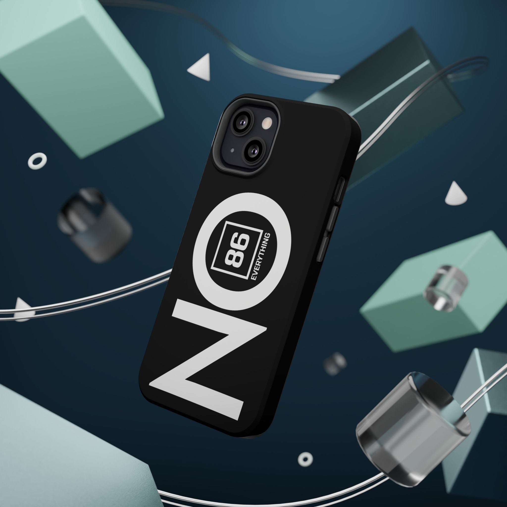 86 EVERYTHING | MANIFEST YOUR PERIMETER // THE "NO" TRANSPORT MODULE - Magnetic Impact-Resistant Case by Printify