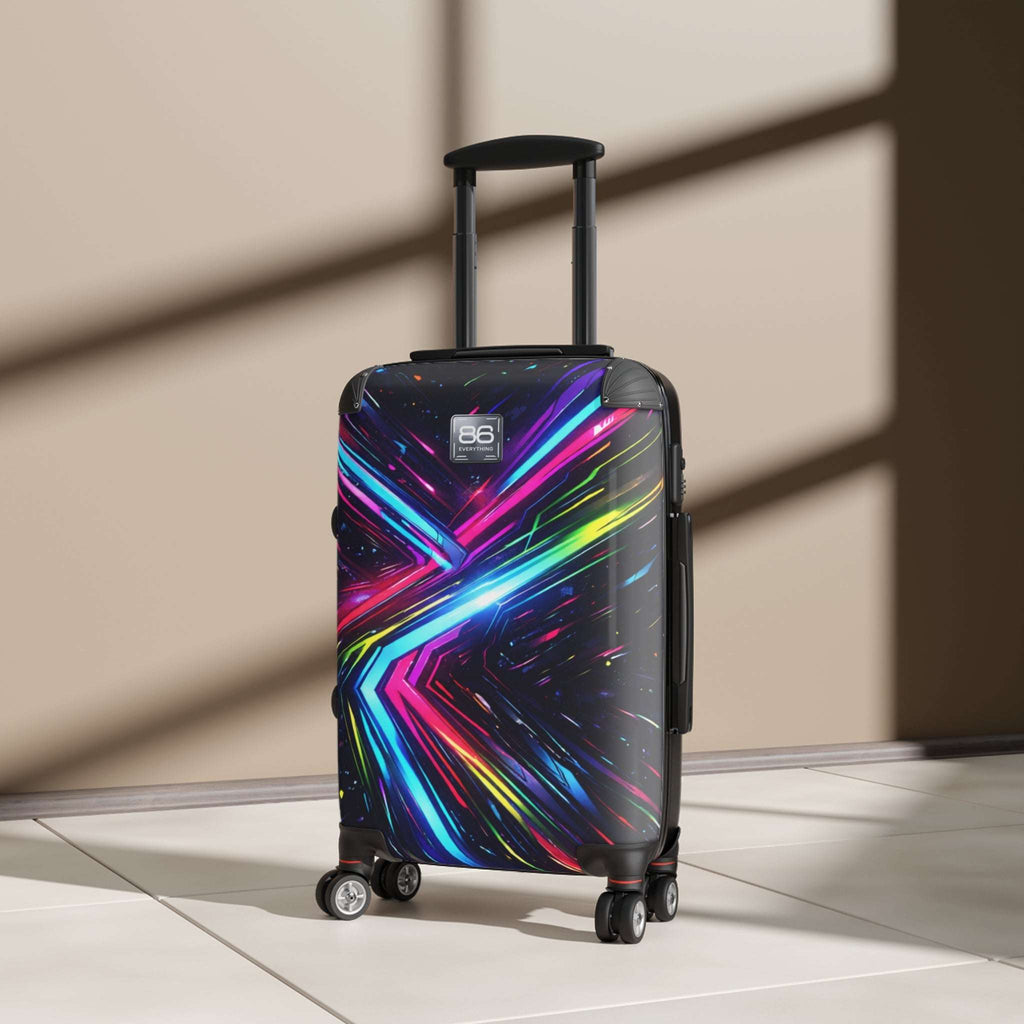 86 EVERYTHING | 86 TRAVEL // KINETIC TRAVELER SERIES - Hard Case Luggage (three variable sizes) by Printify