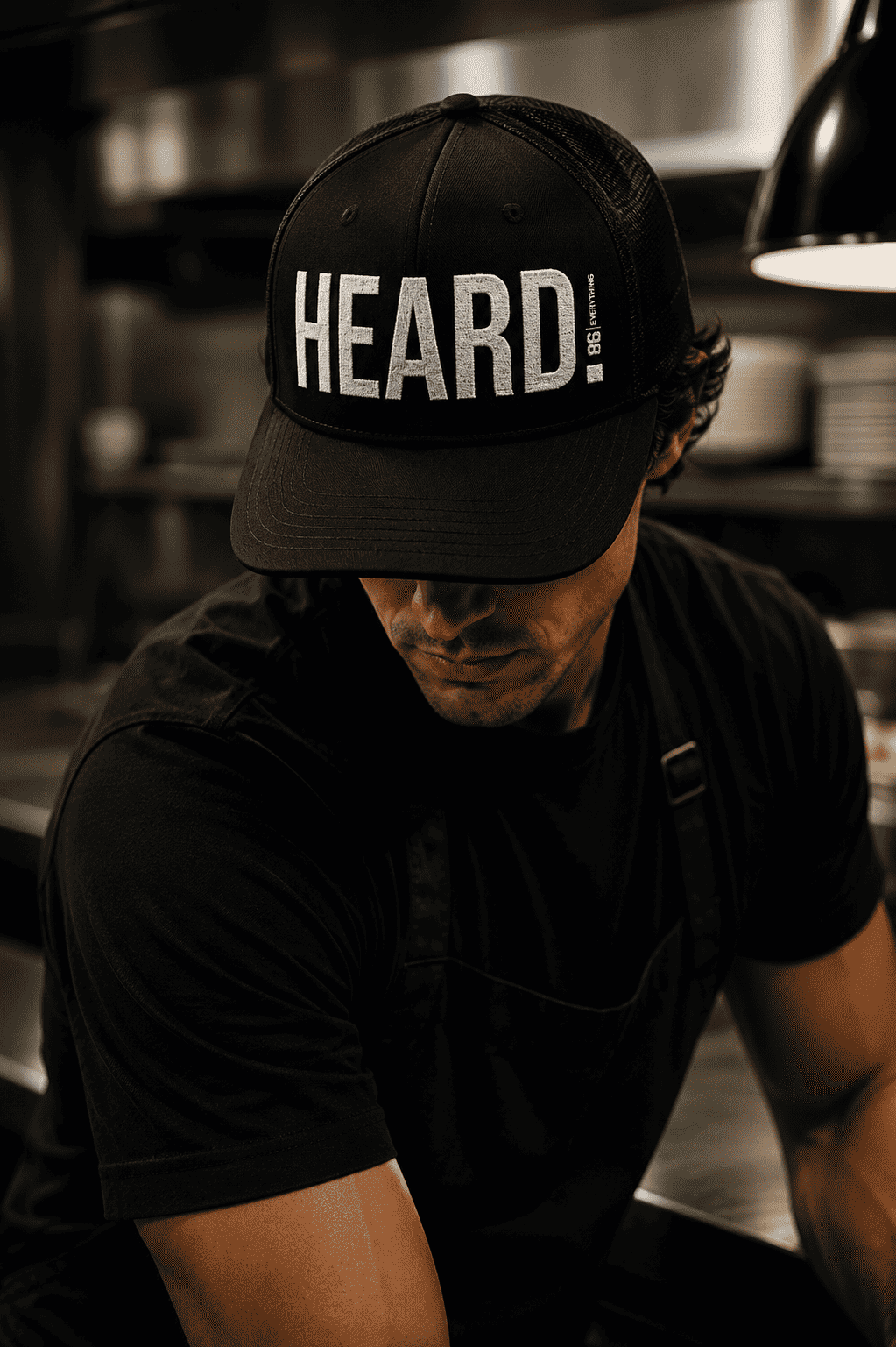 THE EXPO CALL - “HEARD.” Snapback Trucker Cap by Printify Hats Hats