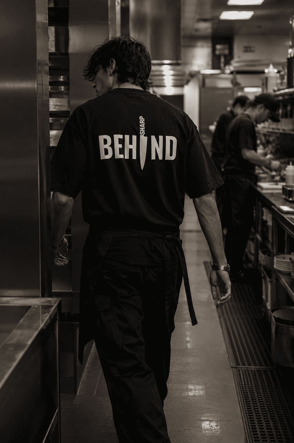 THE BEHIND // SHARP TEE - Cotton T-Shirt by ODMPOD T-Shirt T-Shirts