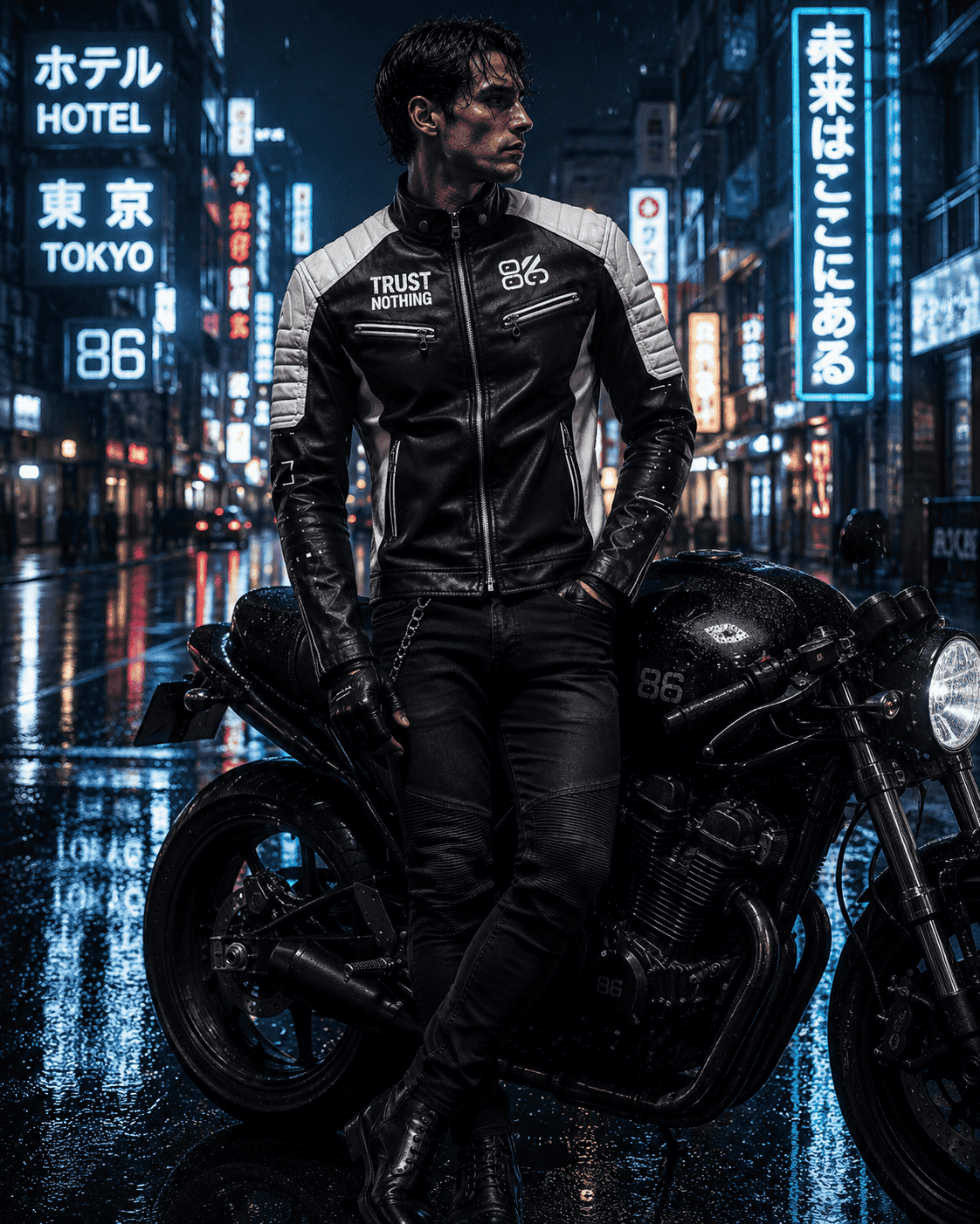 SYSTEM 86 FIELD JACKET - Leather Motorcycle Jacket by Yoycol Motorcycle Jacket Motorcycle Outerwear