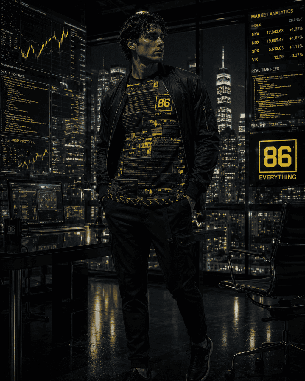 THE COMMERCE DATA STREAM - Crewneck Lightweight Sweatshirt by Printify Sweatshirt Sweatshirts