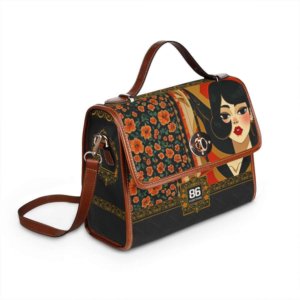 86 EVERYTHING | DECO BOTANICA // THE EMPRESS BAG - CONVERSATION UNIT - Shoulder Purse by Printify