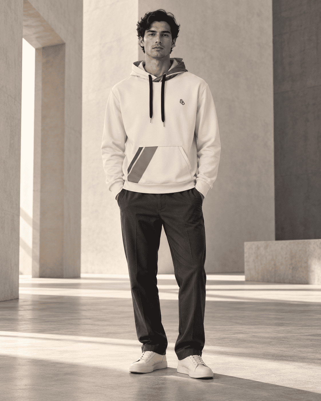 C86-04 | THE THROUGHLINE HOODIE by Printful Hoodie Hoodies