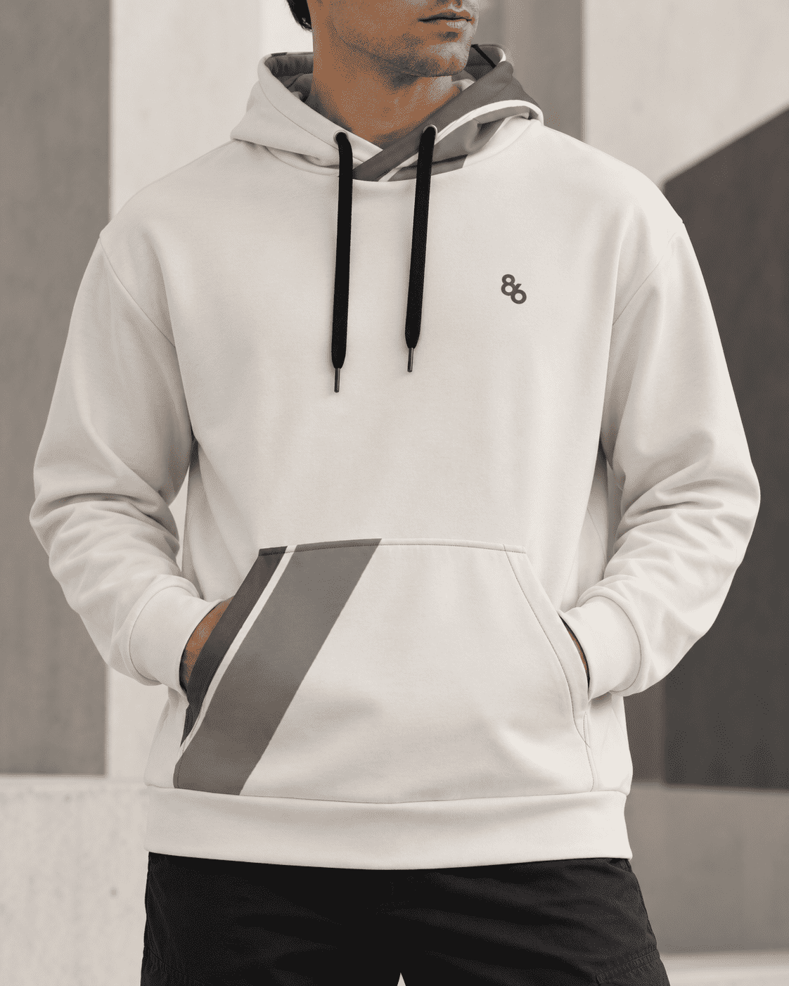 C86-04 | THE THROUGHLINE HOODIE by Printful Hoodie Hoodies