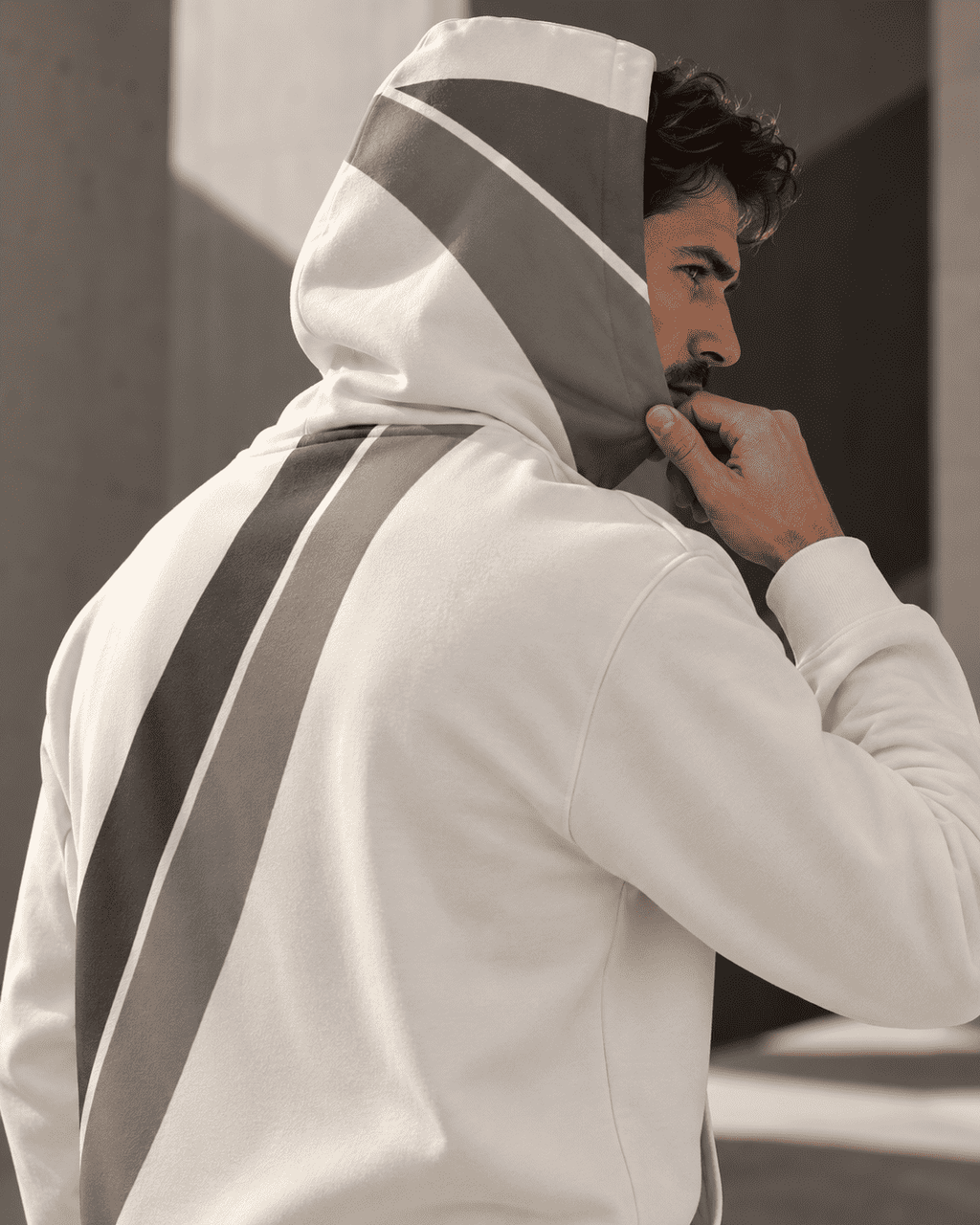 C86-04 | THE THROUGHLINE HOODIE by Printful Hoodie Hoodies