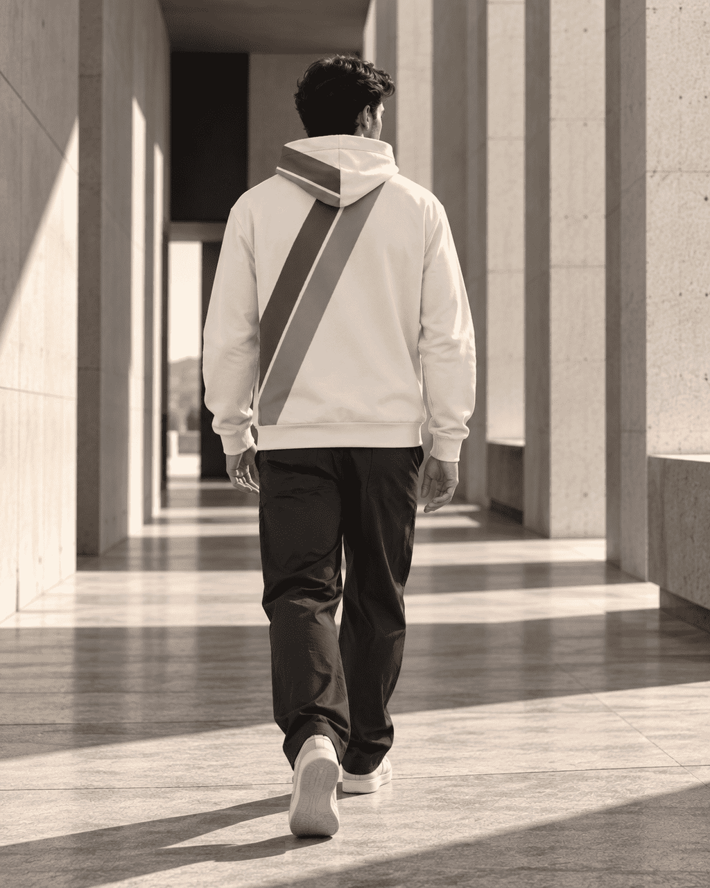 C86-04 | THE THROUGHLINE HOODIE by Printful Hoodie Hoodies