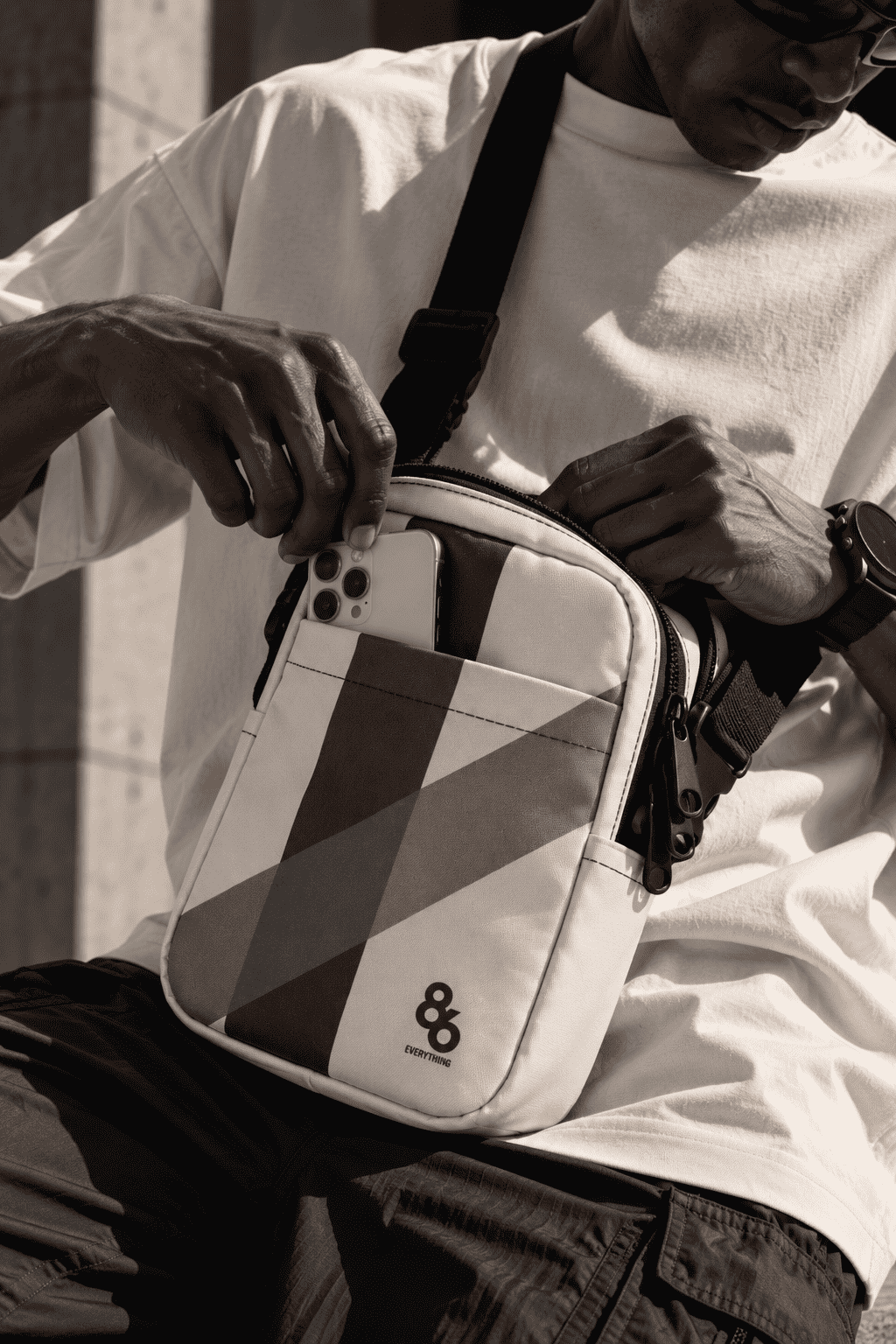 C86-07 | THE 86° BLOCK CROSSBODY - Crossbody Bag by Printful Crossbody Bag Cross Body Bags
