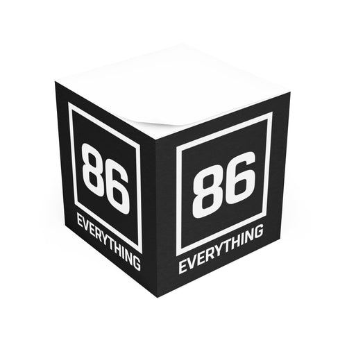 ANALOG MEMORY CUBE - POST ITS - 86 EVERYTHING - Paper products