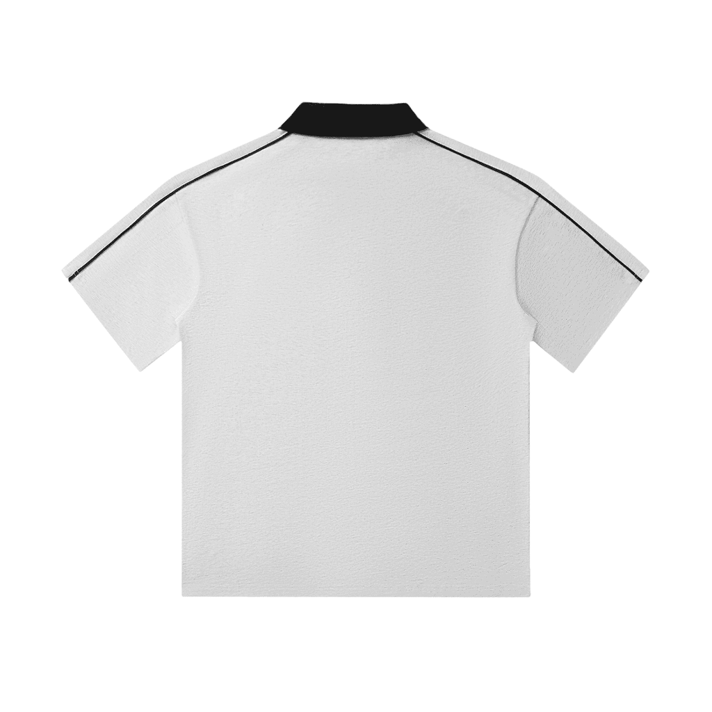 86 EVERYTHING | BLACK LABEL // BL-86-STRP-01 - THE MONOCHROME POLO UNIT - Polo Shirt by ODMPOD
