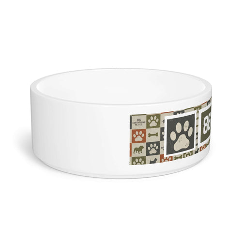 86 EVERYTHING | CERAMIC NUTRIENT RECEPTACLE - Dog Bowl by Printify