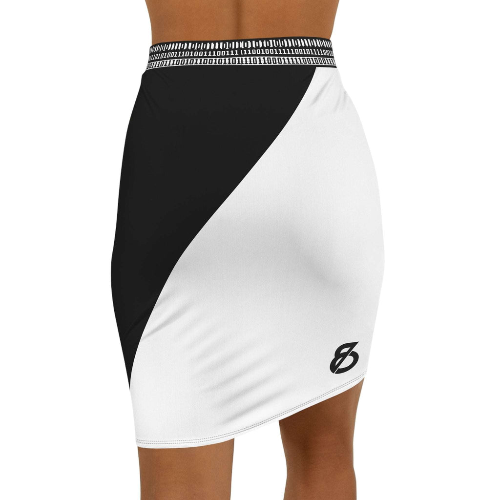 86 EVERYTHING | BLACK LABEL // BL-86-SKRT-01 - DIAGONAL PENCIL - Pencil Skirt by Printify