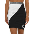 86 EVERYTHING | BLACK LABEL // BL-86-SKRT-01 - DIAGONAL PENCIL - Pencil Skirt by Printify