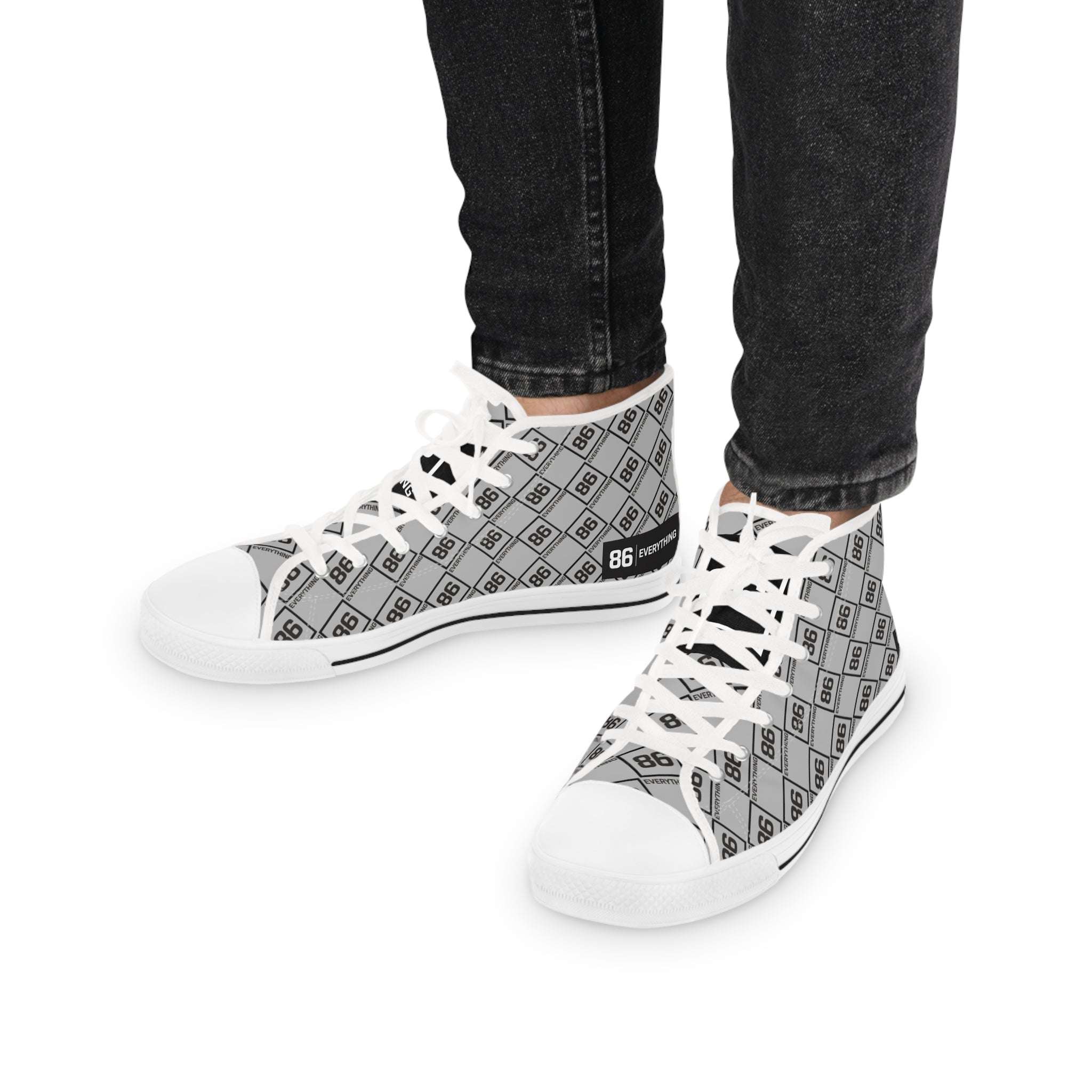 86 EVERYTHING | HIGH-TORQUE HIGH TOPS - High Top Sneakers by Printify