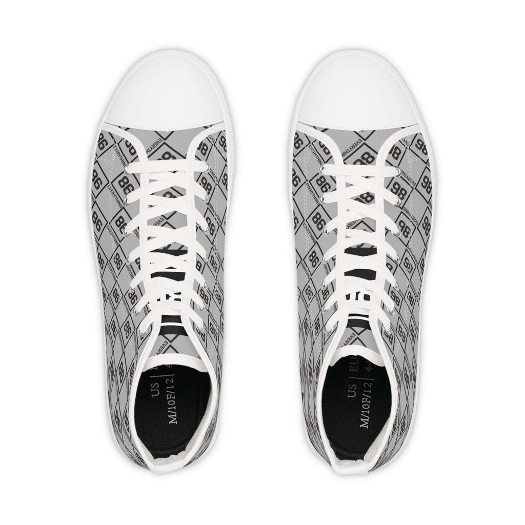 86 EVERYTHING | HIGH-TORQUE HIGH TOPS - High Top Sneakers by Printify