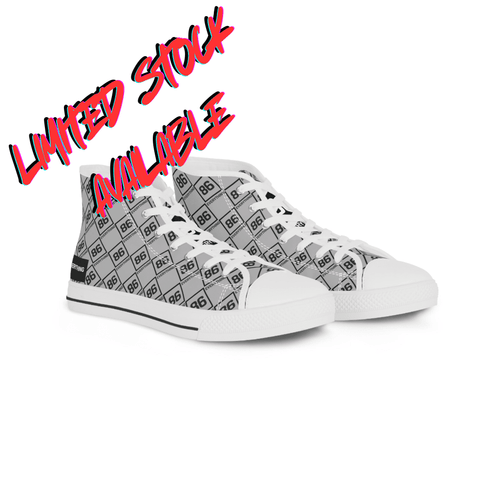86 EVERYTHING | HIGH-TORQUE HIGH TOPS - High Top Sneakers by Printify