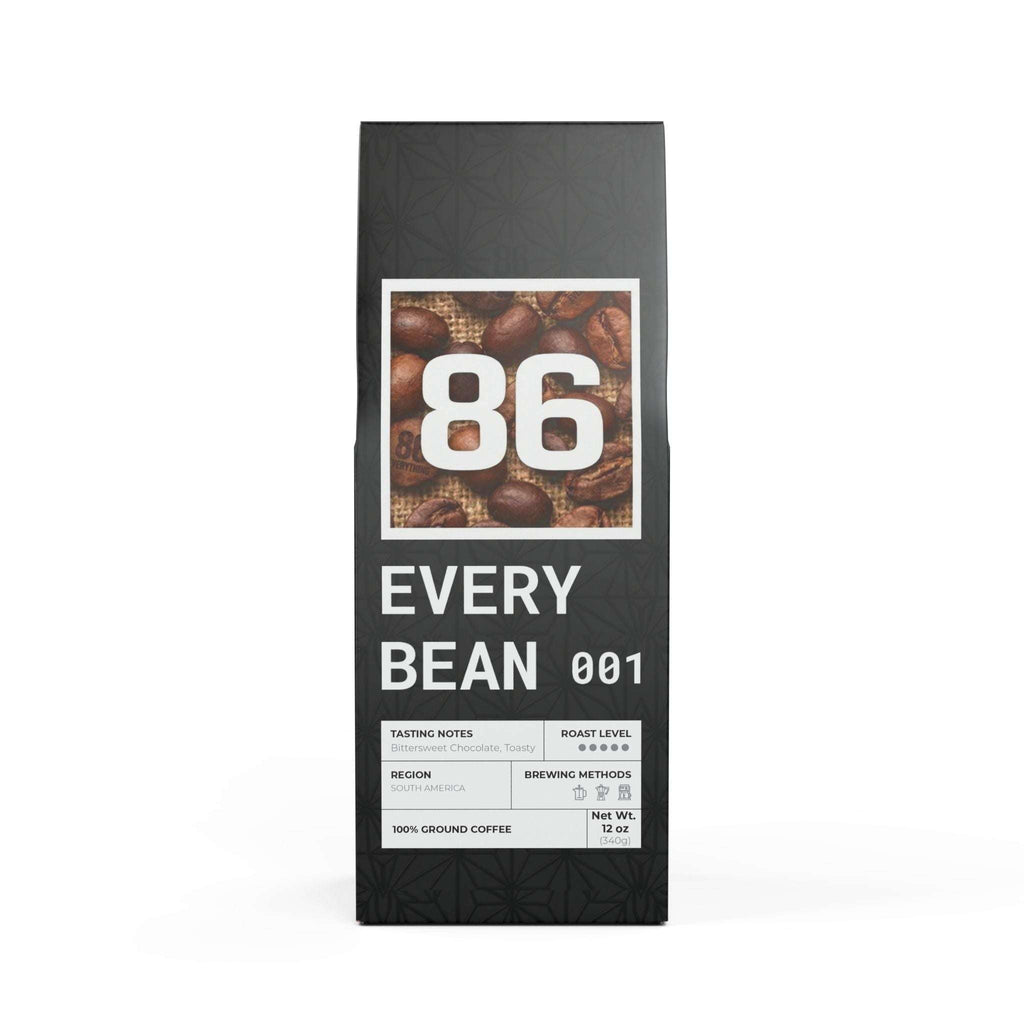 86 EVERYTHING | 86 EVERY BEAN - LIQUID STIMULANT: VOID ROAST (Dark French Roast) by Printify