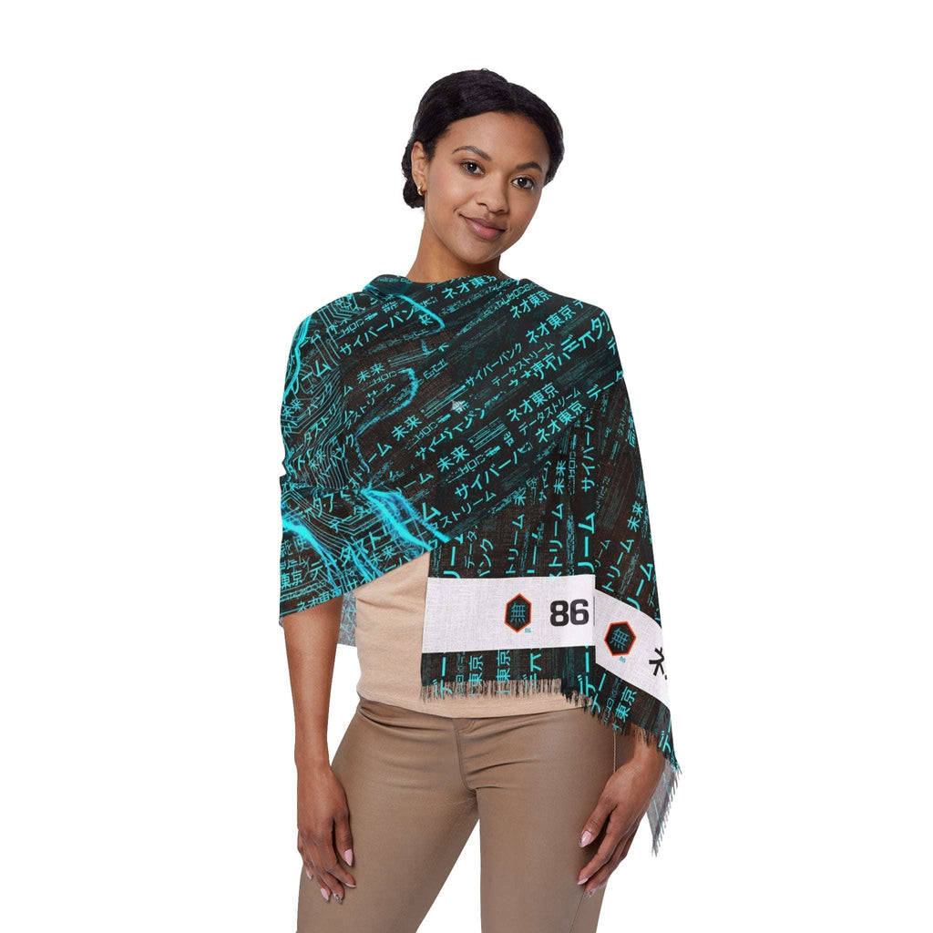 86 EVERYTHING | NEO TOKYO - DATA STREAM - SCARF by Printify