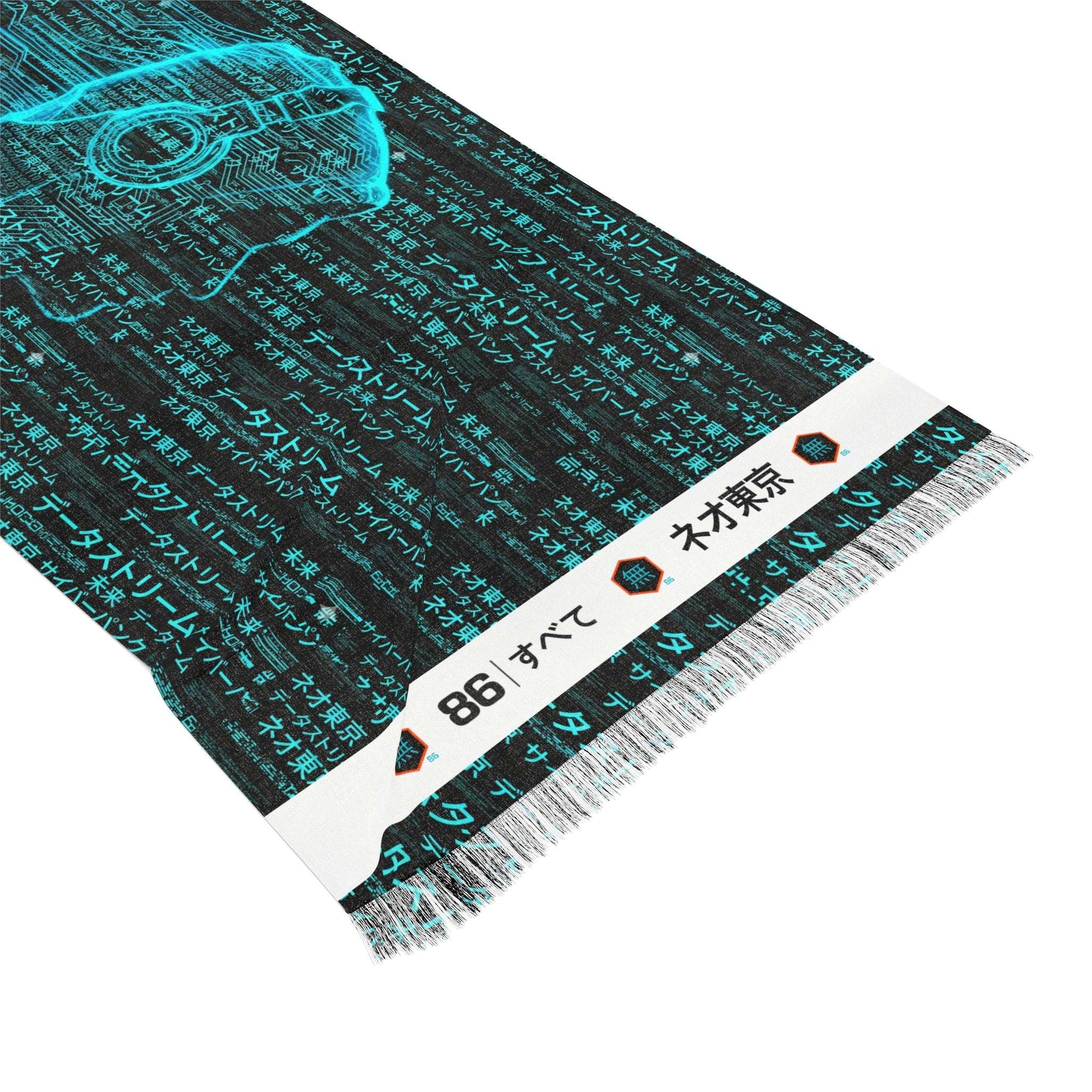 86 EVERYTHING | NEO TOKYO - DATA STREAM - SCARF by Printify