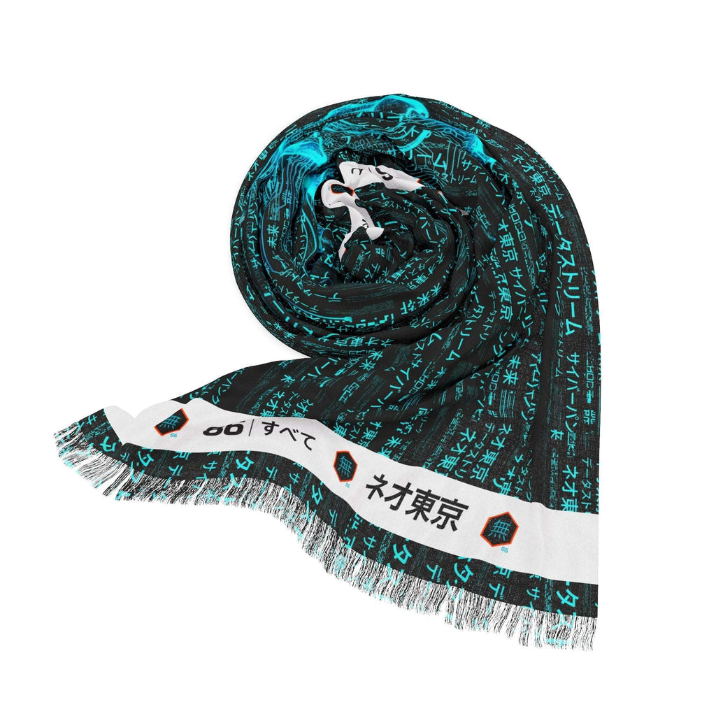 86 EVERYTHING | NEO TOKYO - DATA STREAM - SCARF by Printify