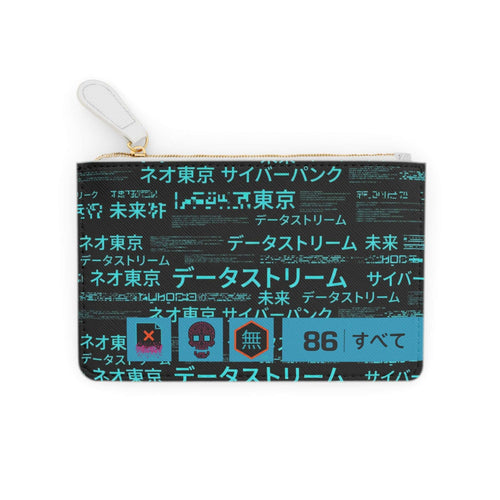 86 EVERYTHING | NEO TOKYO - FUTURES DATA PATCH - Mini Clutch Bag by Printify