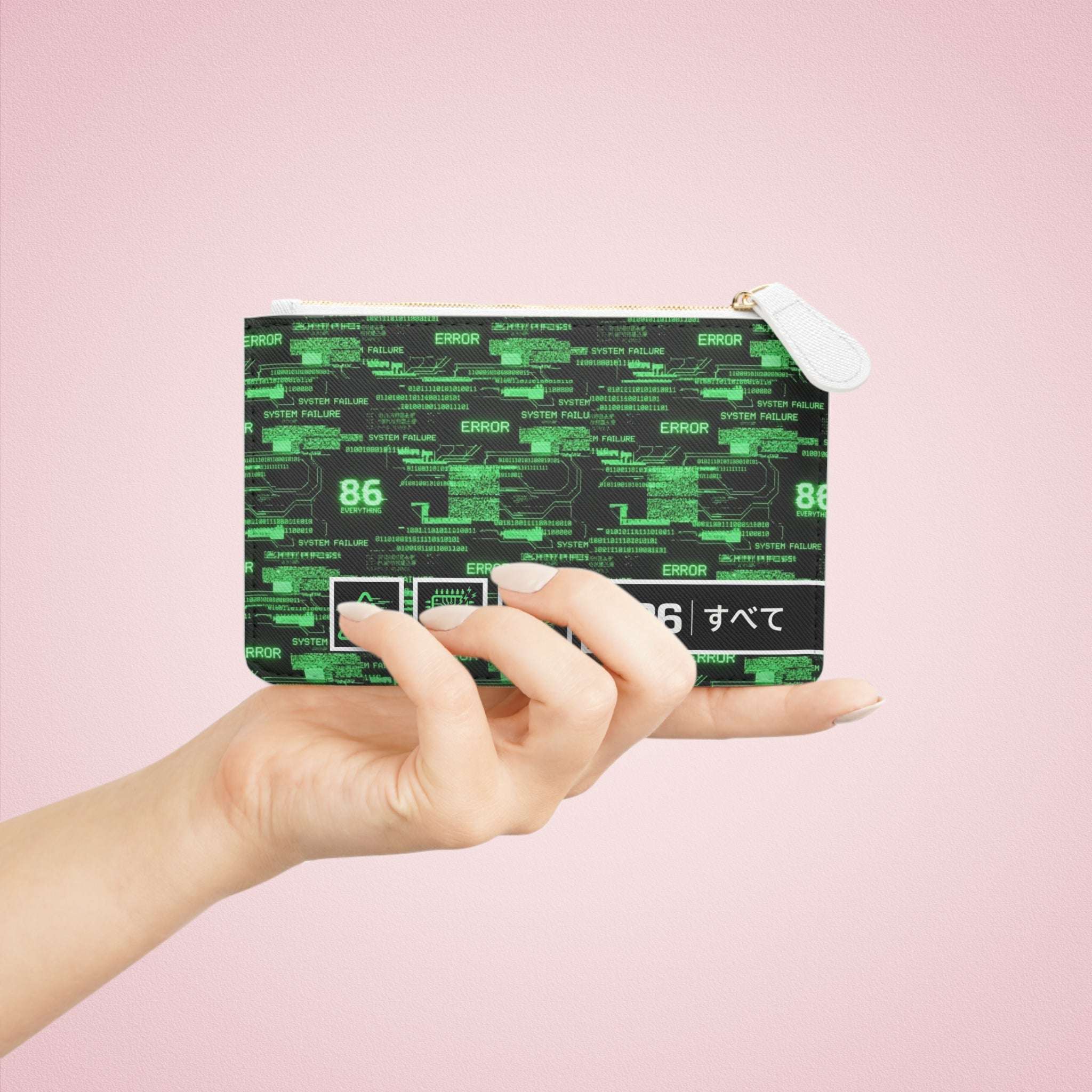 86 EVERYTHING | NEO TOKYO - TERMINAL BREACH - Mini Clutch Bag by Printify