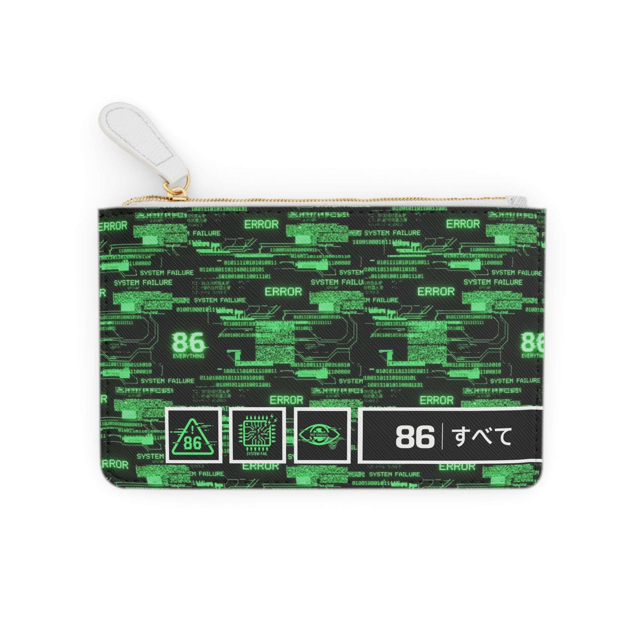 86 EVERYTHING | NEO TOKYO - TERMINAL BREACH - Mini Clutch Bag by Printify