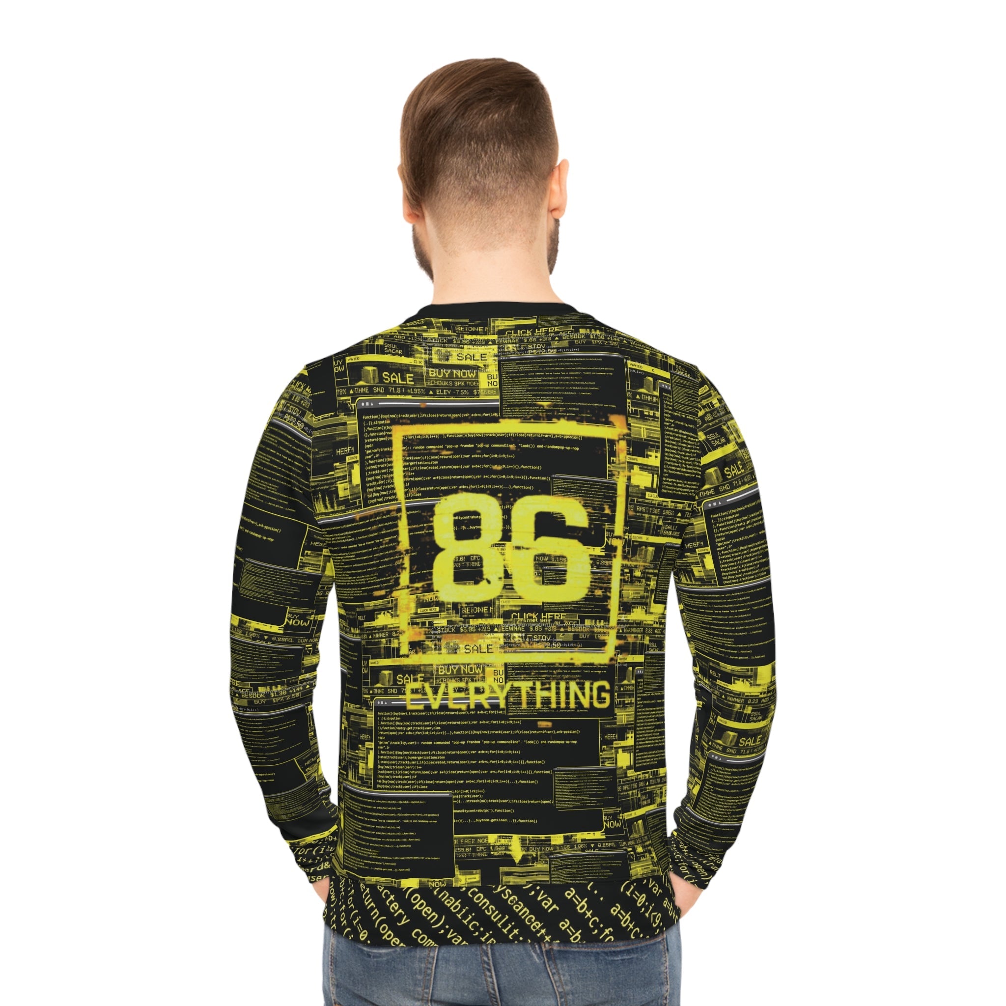Neo Tokyo - The Commerce Stream // All - Over Print Crewneck - Lightweight Sweatshirt (AOP) - 86 EVERYTHING - All Over Prints