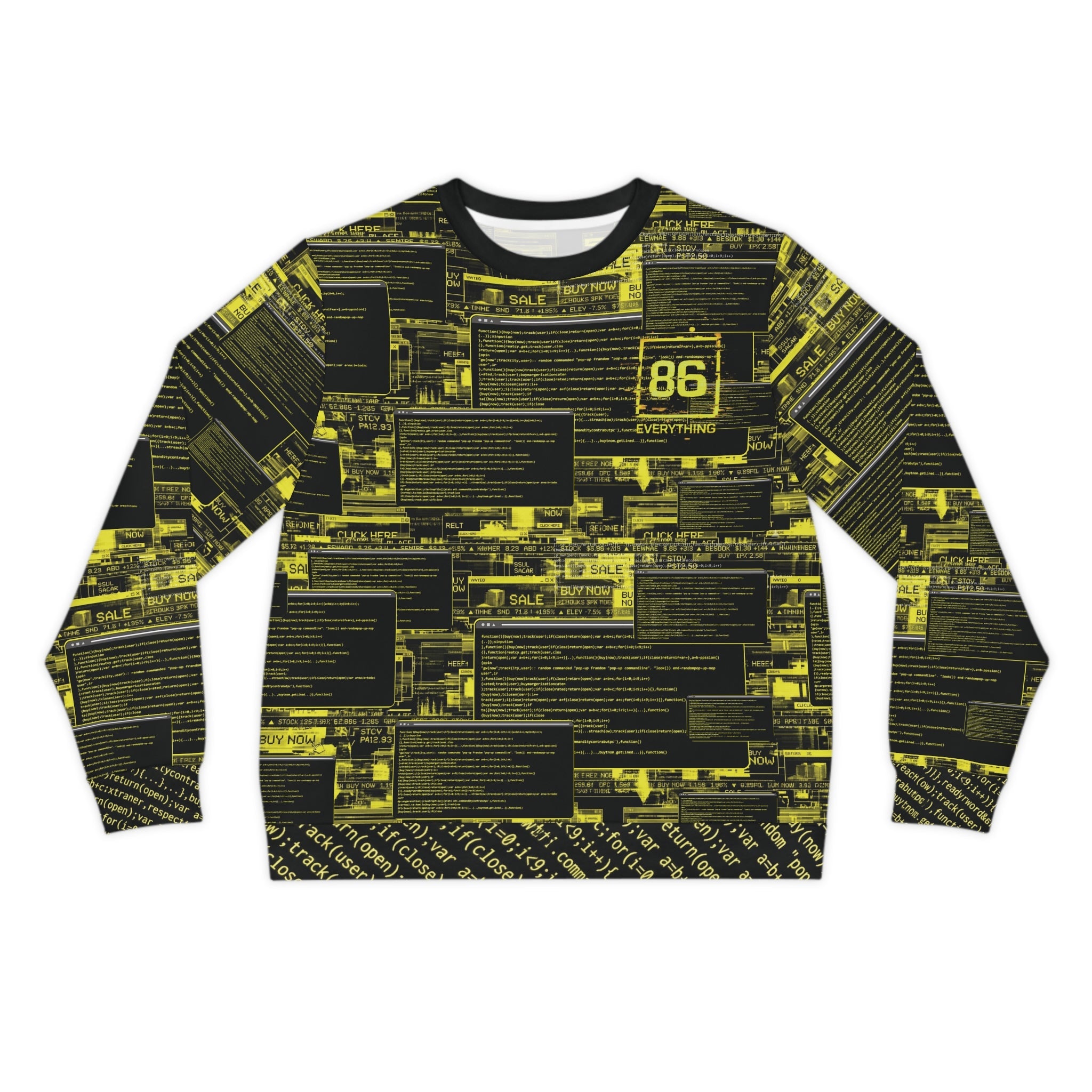 Neo Tokyo - The Commerce Stream // All - Over Print Crewneck - Lightweight Sweatshirt (AOP) - 86 EVERYTHING - All Over Prints