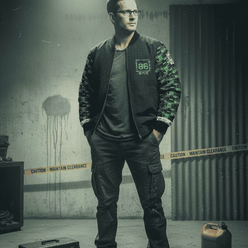86 EVERYTHING | NEO TOKYO - UNIT 86-NT // TERMINAL BOMBER SHELL - Bomber Jacket by Printify