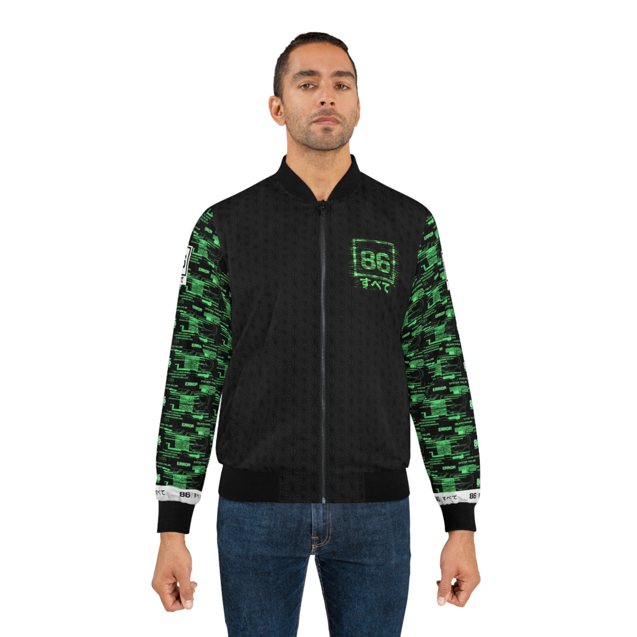 NEO TOKYO - UNIT 86 - NT // TERMINAL BOMBER SHELL - Bomber Jacket - 86 EVERYTHING - All Over Prints