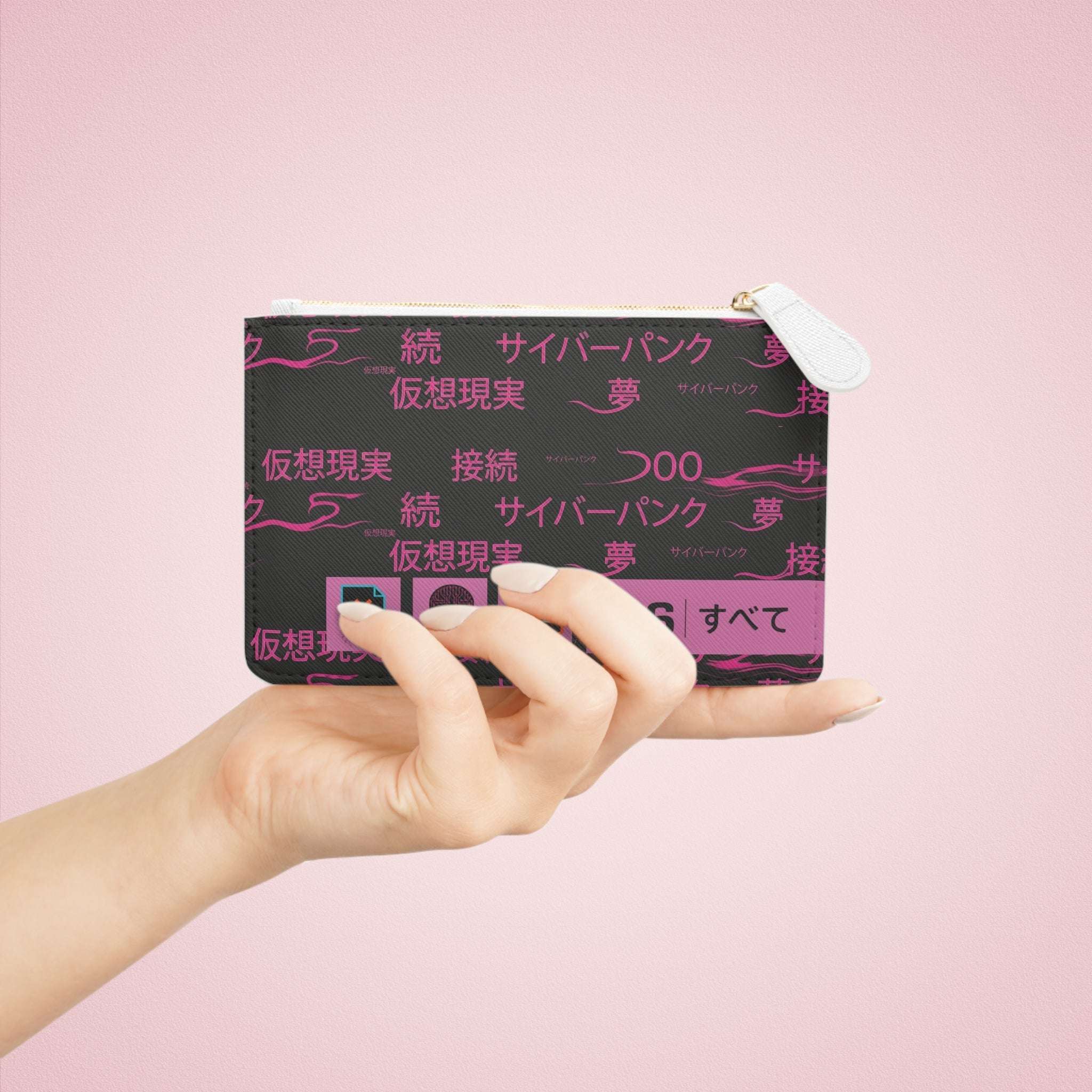 86 EVERYTHING | NEO TOKYO - VIRTUAL DREAM SCAPE - Mini Clutch Bag by Printify