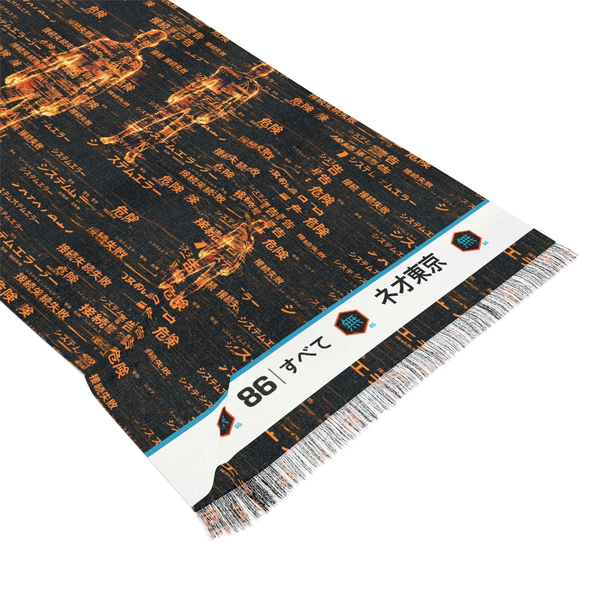 86 EVERYTHING | NEO TOKYO - VIRUS UPLINK - Scarf by Printify