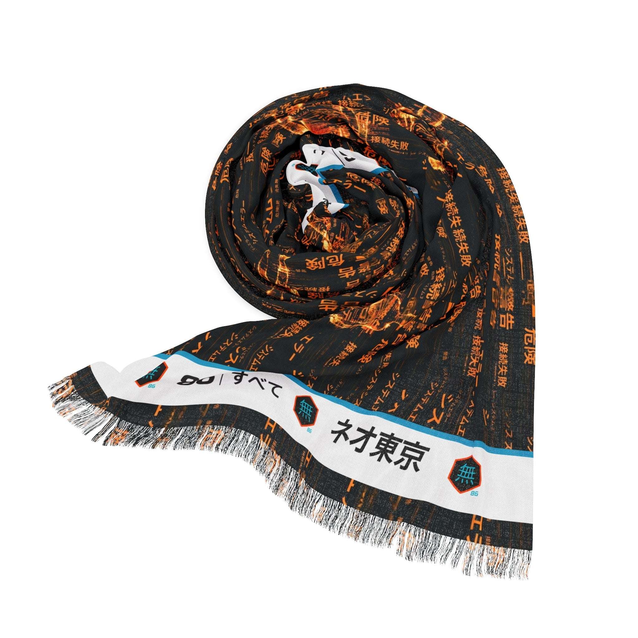 86 EVERYTHING | NEO TOKYO - VIRUS UPLINK - Scarf by Printify