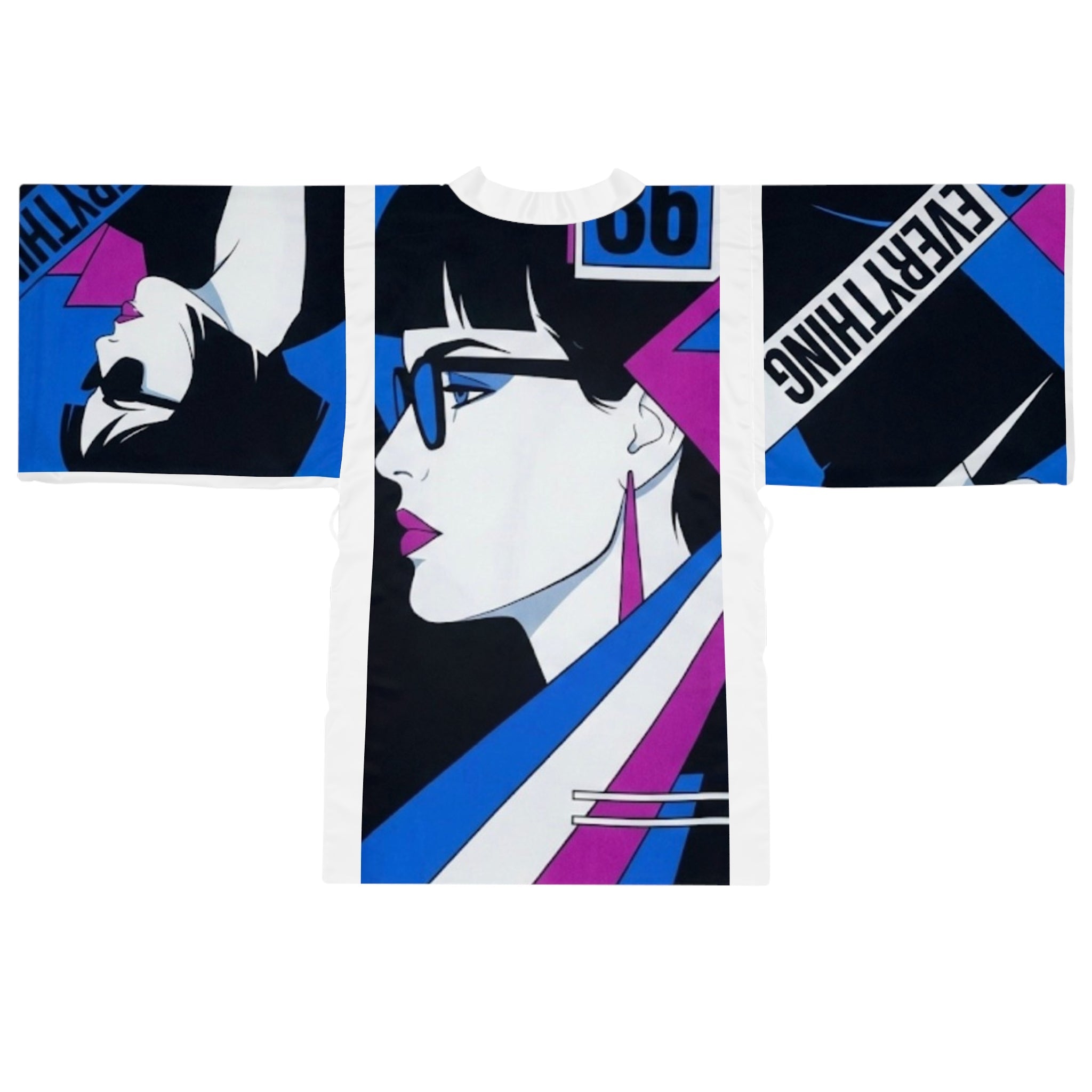 NEO TOKYO - ZERO STATE WRAP - NAGEL PROTOCOL - Kimono Robe - 86 EVERYTHING - All Over Prints