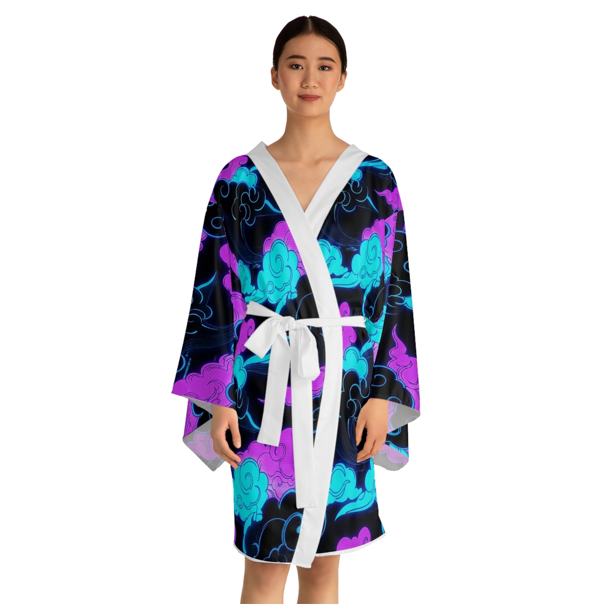 NEO TOKYO - ZERO STATE WRAP - NEO CUMULUS - Kimono Robe - 86 EVERYTHING - All Over Prints
