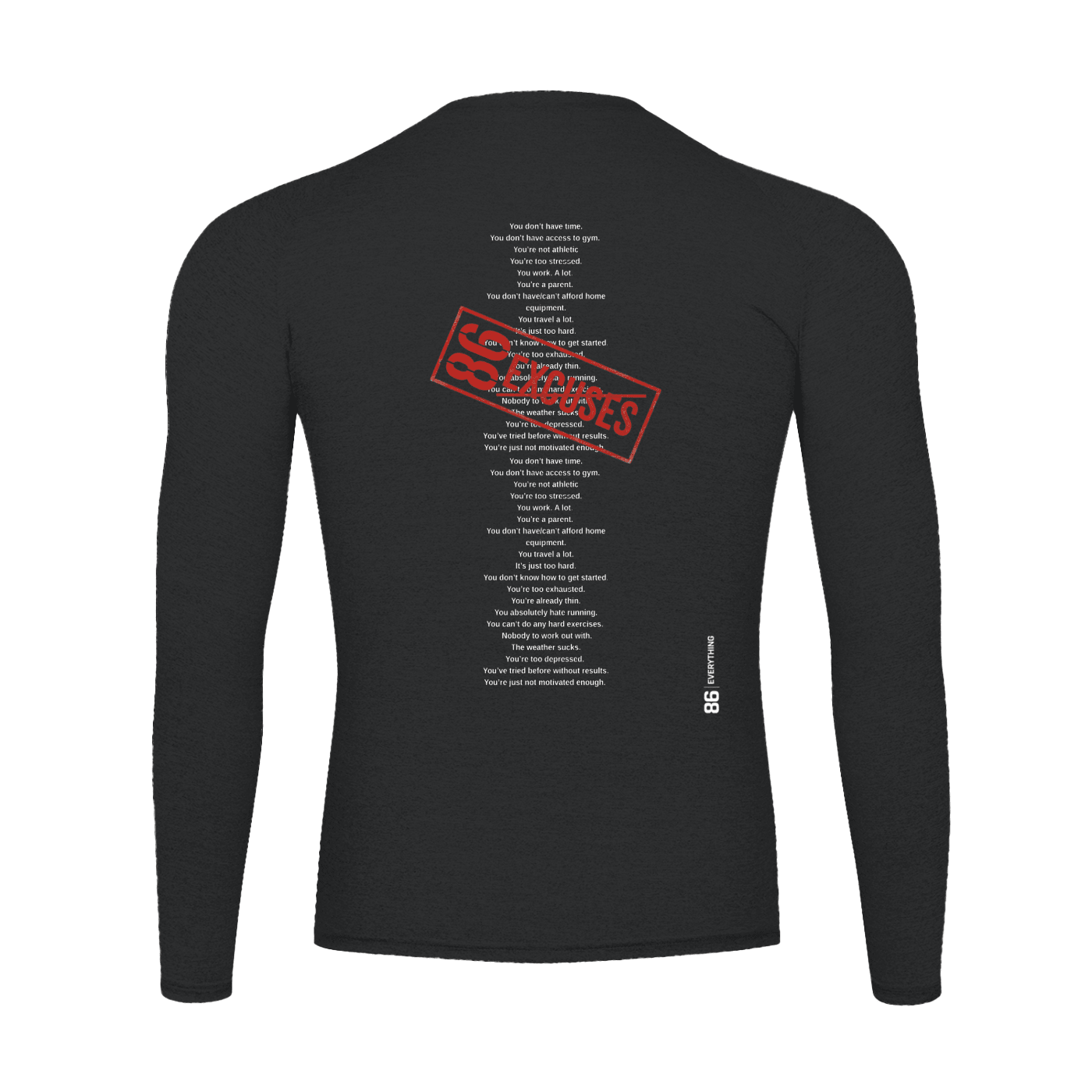 Performance Long Sleeve T-Shirt - 86 EVERYTHING - Athleticwear