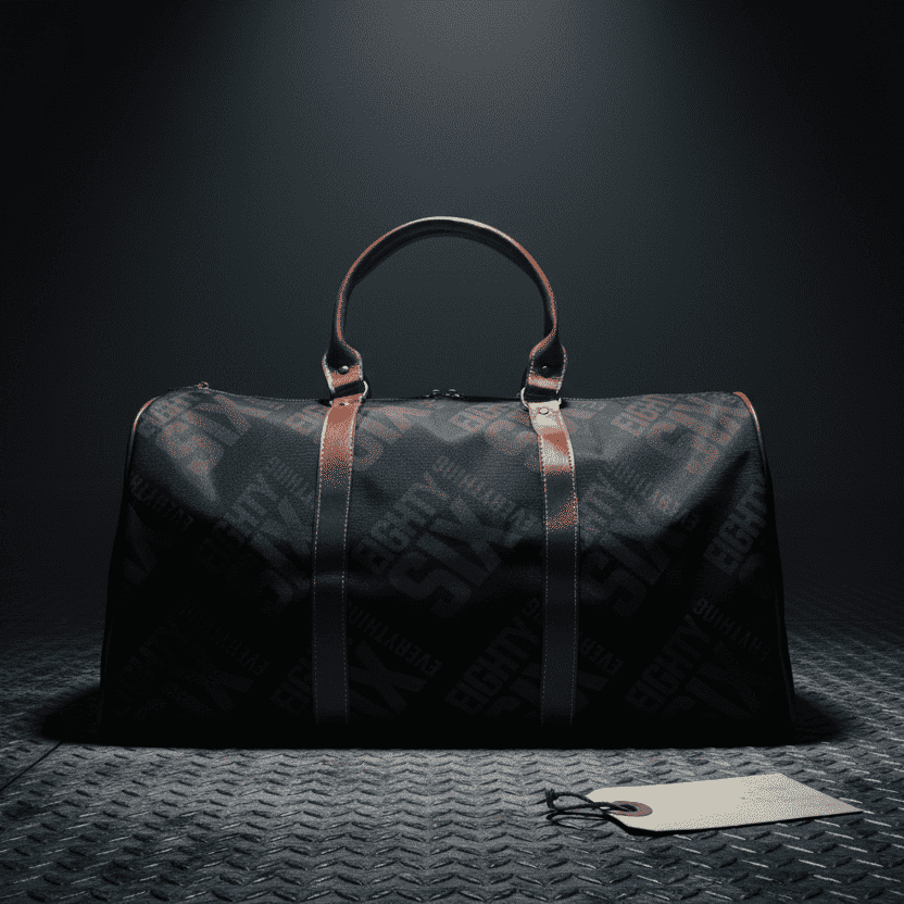86 EVERYTHING | The 86‑M3 // Carbon Earth Interrogator Duffel by Printify