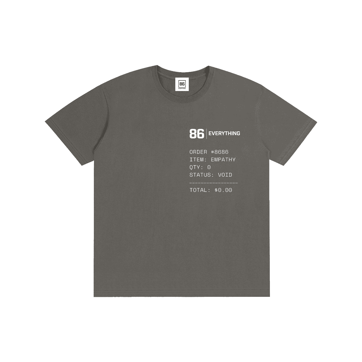 86 EVERYTHING | VOID TICKET - Tee by ODMPOD